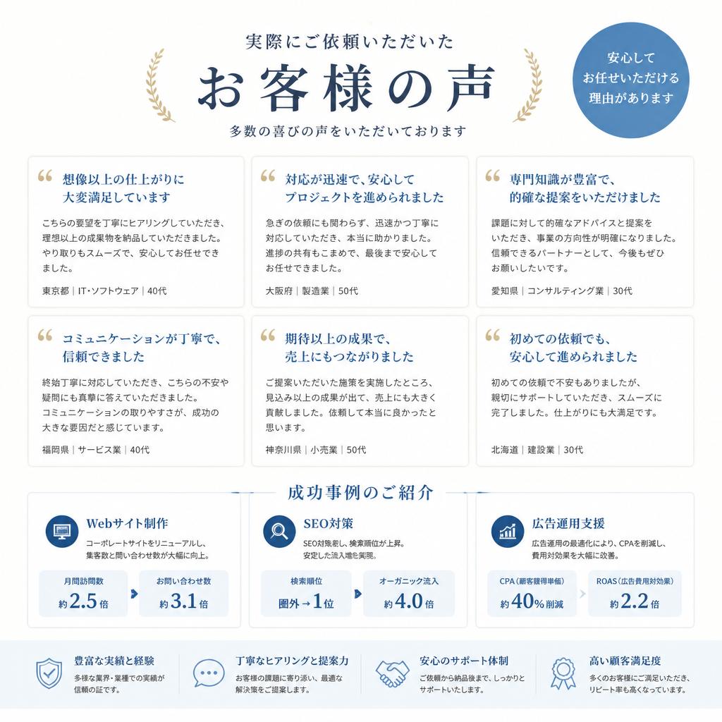 お客様の声