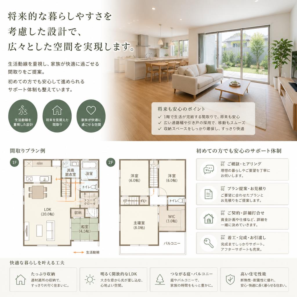 理想の平屋住宅づくり