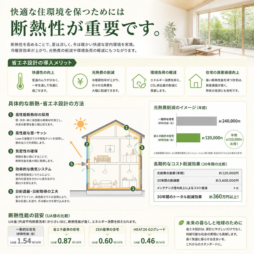 3. 断熱性の重要性と省エネ設計