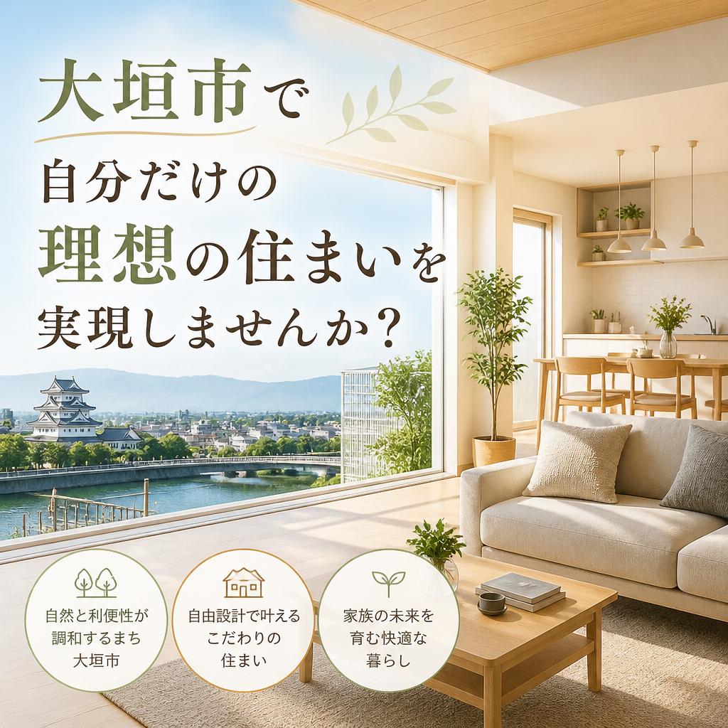 大垣市で自分だけの理想の住まいを実現しませんか？