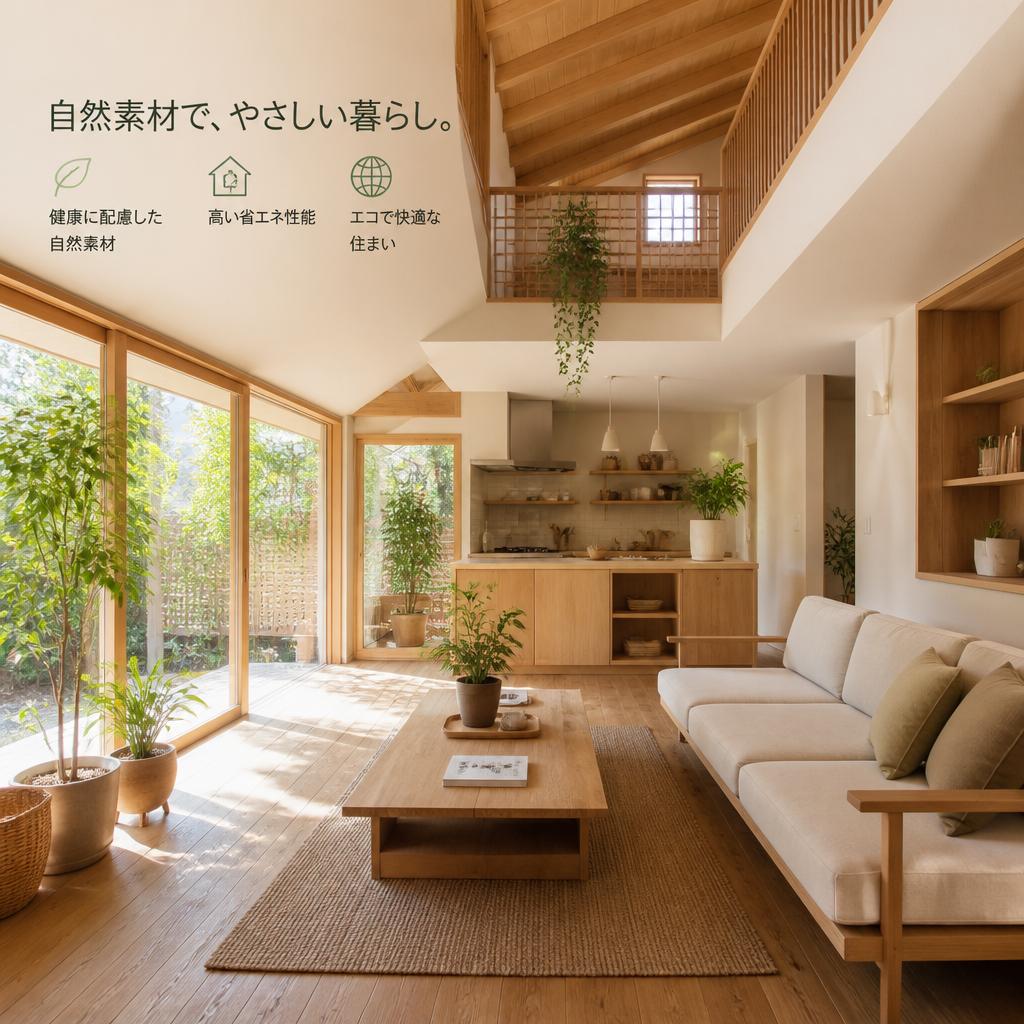 自然素材を使った省エネ設計