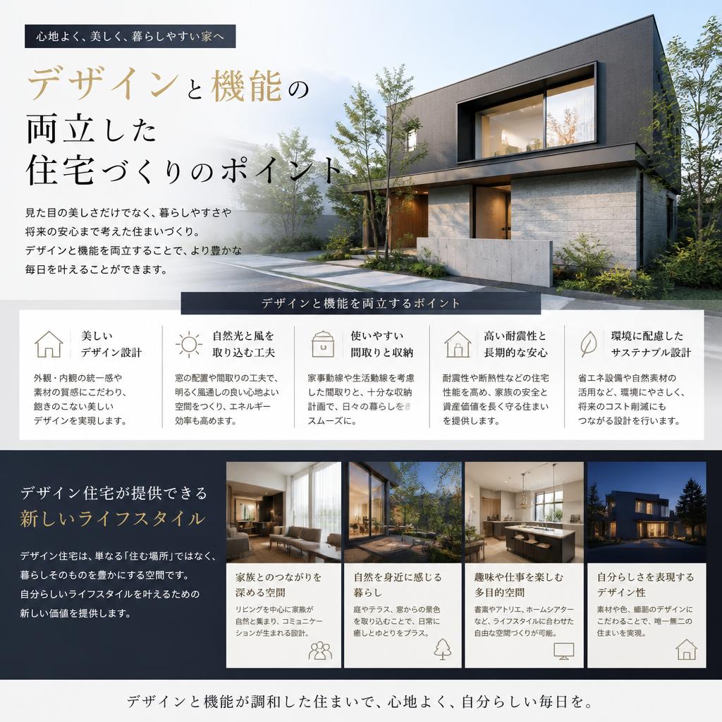 快適なライフスタイルを実現するデザイン